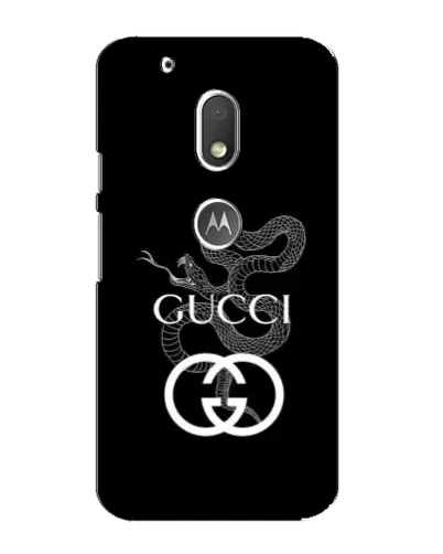 Чехол для Motorola MOTO G4 Play с картинкой «Gucci — серебряная змея» Чехол для Motorola MOTO G4 Play с картинкой «Gucci — серебряная змея»