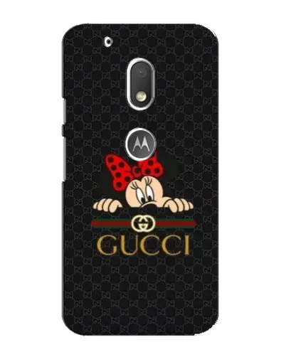 Чехол для Motorola MOTO G4 Play с картинкой «Минни Маус Gucci — черный» Чехол для Motorola MOTO G4 Play с картинкой «Минни Маус Gucci — черный»