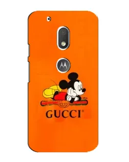 Чехол для Motorola MOTO G4 Play с картинкой «Микки Маус Gucci — оранж» Чехол для Motorola MOTO G4 Play с картинкой «Микки Маус Gucci — оранж»
