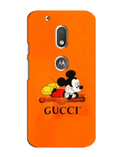 Чехол для Motorola MOTO G4 Play с картинкой «Микки Маус Gucci — оранж» Чехол для Motorola MOTO G4 Play с картинкой «Микки Маус Gucci — оранж»