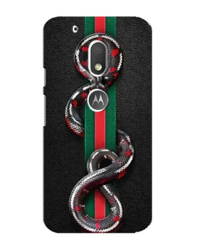 Чехол для Motorola MOTO G4 Play с картинкой «Gucci — змея на полосе» Чехол для Motorola MOTO G4 Play с картинкой «Gucci — змея на полосе»