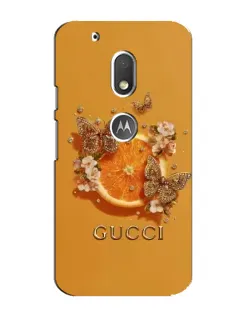 Чехол для Motorola MOTO G4 Play с картинкой «Gucci — золотые бабочки» Чехол для Motorola MOTO G4 Play с картинкой «Gucci — золотые бабочки»
