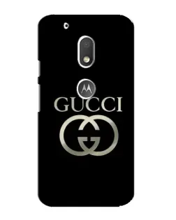 Чехол для Motorola MOTO G4 Play с картинкой «Gucci — золото на черном» Чехол для Motorola MOTO G4 Play с картинкой «Gucci — золото на черном»