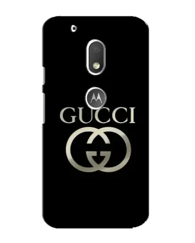 Чехол для Motorola MOTO G4 Play с картинкой «Gucci — золото на черном» Чехол для Motorola MOTO G4 Play с картинкой «Gucci — золото на черном»