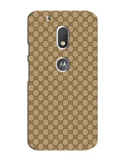 Чехол для Motorola MOTO G4 Play с картинкой «Gucci — классический беж» Чехол для Motorola MOTO G4 Play с картинкой «Gucci — классический беж»