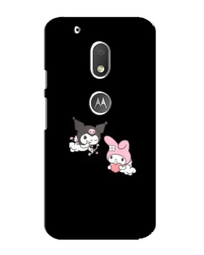 Чехол для Motorola MOTO G4 Play с картинкой «My Melody и Kuromi»