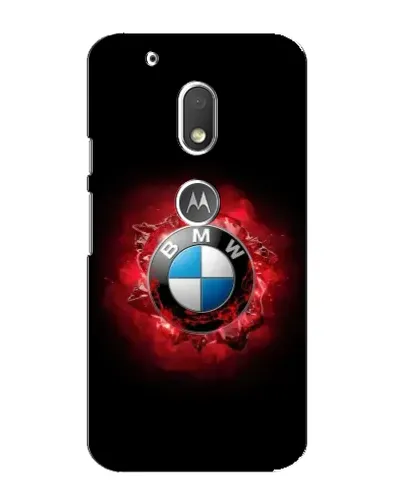 Чехол для Motorola MOTO G4 Play с картинкой «Логотип BMW — вспышка» Чехол для Motorola MOTO G4 Play с картинкой «Логотип BMW — вспышка»