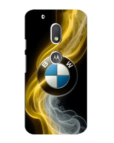 Чехол для Motorola MOTO G4 Play с картинкой «Золотистый дым BMW» Чехол для Motorola MOTO G4 Play с картинкой «Золотистый дым BMW»
