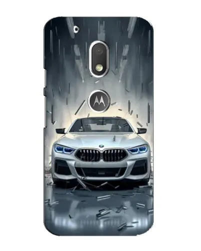 Чехол для Motorola MOTO G4 Play с картинкой «BMW в свете фар» Чехол для Motorola MOTO G4 Play с картинкой «BMW в свете фар»