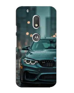 Чехол для Motorola MOTO G4 Play с картинкой «BMW в огнях города» Чехол для Motorola MOTO G4 Play с картинкой «BMW в огнях города»