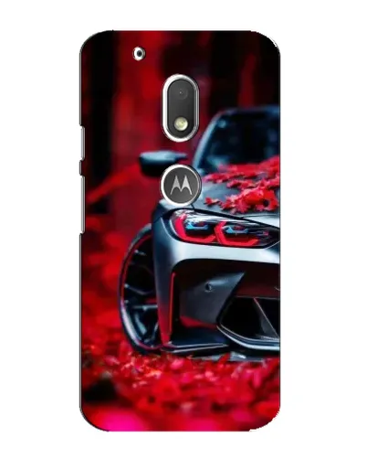 Чехол для Motorola MOTO G4 Play с картинкой «Спортивная BMW и цветы» Чехол для Motorola MOTO G4 Play с картинкой «Спортивная BMW и цветы»