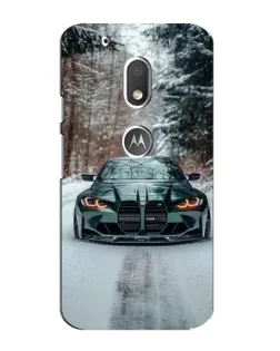 Чехол для Motorola MOTO G4 Play с картинкой «BMW в зимнем лесу» Чехол для Motorola MOTO G4 Play с картинкой «BMW в зимнем лесу»