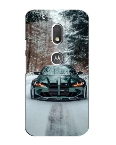 Чехол для Motorola MOTO G4 Play с картинкой «BMW в зимнем лесу» Чехол для Motorola MOTO G4 Play с картинкой «BMW в зимнем лесу»