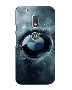 Чехол для Motorola MOTO G4 Play с картинкой «Логотип BMW — лед» Чехол для Motorola MOTO G4 Play с картинкой «Логотип BMW — лед»
