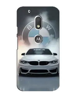 Чехол для Motorola MOTO G4 Play с картинкой «BMW в белом дыму» Чехол для Motorola MOTO G4 Play с картинкой «BMW в белом дыму»