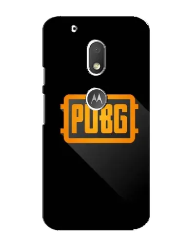 Чехол для Motorola MOTO G4 Play с картинкой «PUBG — рамка лого»