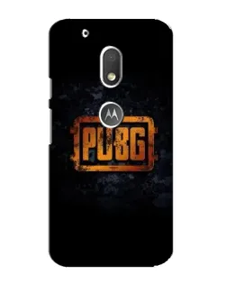 Чехол для Motorola MOTO G4 Play с картинкой «PUBG — золотой логотип»