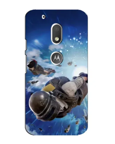 Чехол для Motorola MOTO G4 Play с картинкой «Десант PUBG — прыжок»