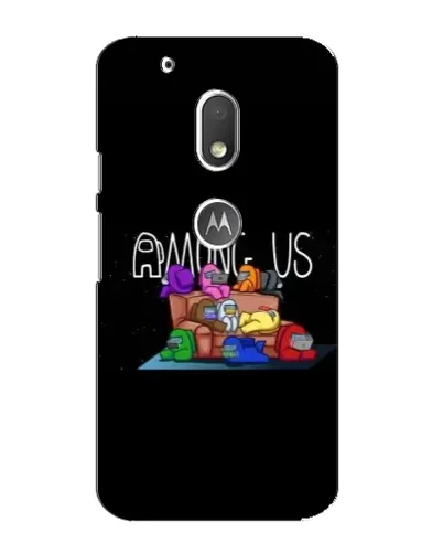 Чехол для Motorola MOTO G4 Play с картинкой «Логотип Among Us»