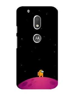 Чехол для Motorola MOTO G4 Play с картинкой «Одинокий герой на планете»