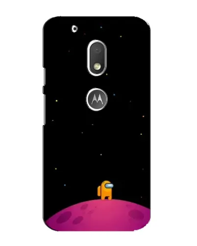 Чехол для Motorola MOTO G4 Play с картинкой «Одинокий герой на планете»