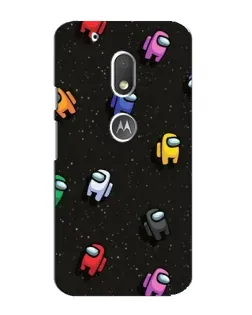 Чехол для Motorola MOTO G4 Play с картинкой «Космический паттерн Among Us»