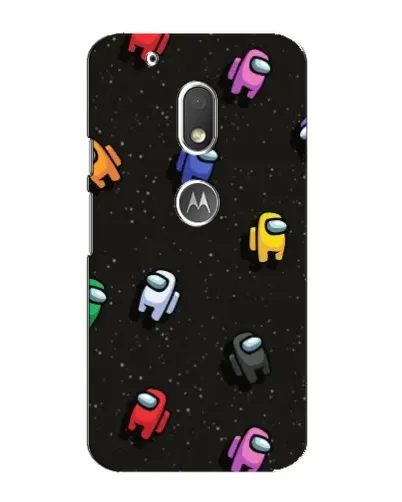 Чехол для Motorola MOTO G4 Play с картинкой «Космический паттерн Among Us»