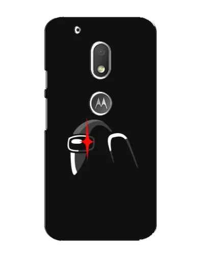 Чехол для Motorola MOTO G4 Play с картинкой «Among Us шлем»