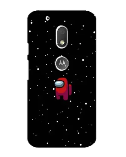 Чехол для Motorola MOTO G4 Play с картинкой «Красный Among Us»