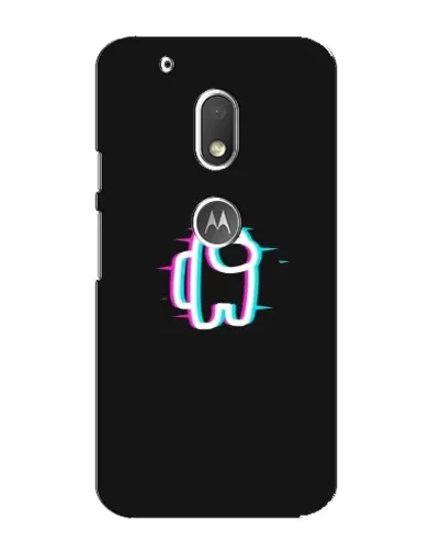 Чехол для Motorola MOTO G4 Play с картинкой «Among Us неон»