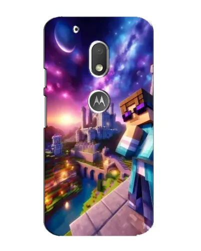 Чехол для Motorola MOTO G4 Play с картинкой «Стив и космос» Чехол для Motorola MOTO G4 Play с картинкой «Стив и космос»