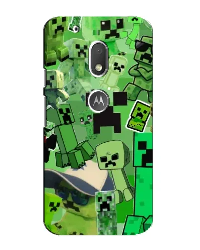 Чехол для Motorola MOTO G4 Play с картинкой «Криперы Minecraft» Чехол для Motorola MOTO G4 Play с картинкой «Криперы Minecraft»