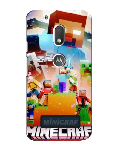 Чехол для Motorola MOTO G4 Play с картинкой «Minecraft герои игры» Чехол для Motorola MOTO G4 Play с картинкой «Minecraft герои игры»