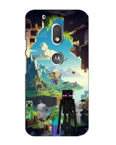 Чехол для Motorola MOTO G4 Play с картинкой «Эндермен в лесу» Чехол для Motorola MOTO G4 Play с картинкой «Эндермен в лесу»