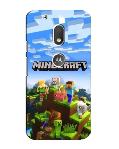 Чехол для Motorola MOTO G4 Play с картинкой «Minecraft классический мир» Чехол для Motorola MOTO G4 Play с картинкой «Minecraft классический мир»