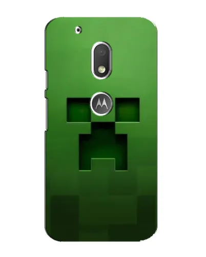Чехол для Motorola MOTO G4 Play с картинкой «Крипер микро-дизайн» Чехол для Motorola MOTO G4 Play с картинкой «Крипер микро-дизайн»
