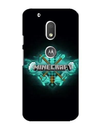 Чехол для Motorola MOTO G4 Play с картинкой «Minecraft Diamond лого» Чехол для Motorola MOTO G4 Play с картинкой «Minecraft Diamond лого»