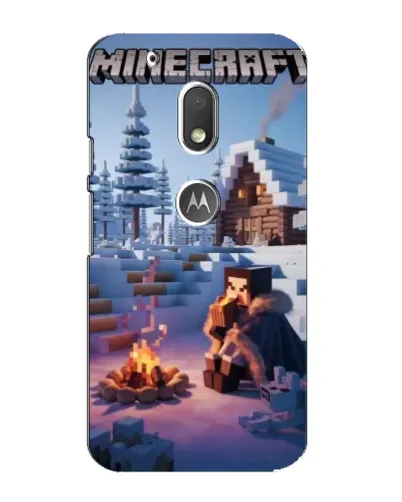 Чехол для Motorola MOTO G4 Play с картинкой «Зимний Minecraft» Чехол для Motorola MOTO G4 Play с картинкой «Зимний Minecraft»