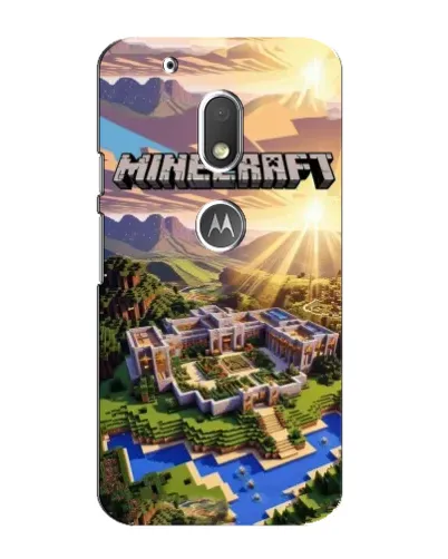 Чехол для Motorola MOTO G4 Play с картинкой «Minecraft панорама» Чехол для Motorola MOTO G4 Play с картинкой «Minecraft панорама»