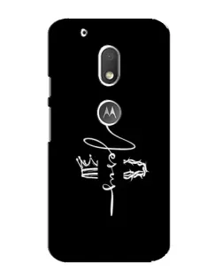 Чехол для Motorola MOTO G4 Play с картинкой «Король Славы Jesus»