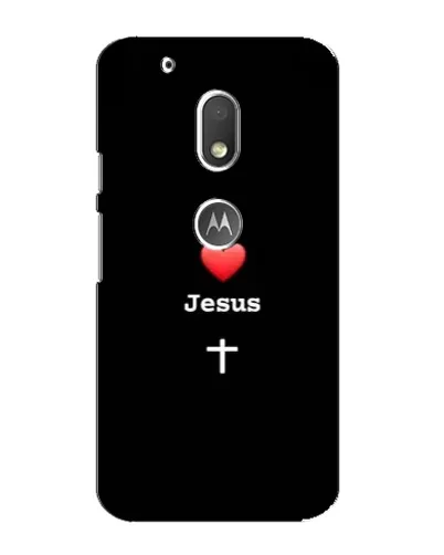 Чехол для Motorola MOTO G4 Play с картинкой «Сердце - Jesus» Чехол для Motorola MOTO G4 Play с картинкой «Сердце - Jesus»