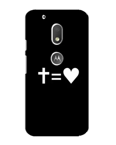 Чехол для Motorola MOTO G4 Play с картинкой «Крест и Сердце» Чехол для Motorola MOTO G4 Play с картинкой «Крест и Сердце»
