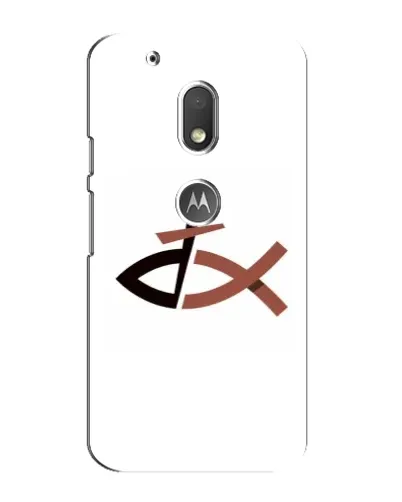 Чехол для Motorola MOTO G4 Play с картинкой «Рыба и крест» Чехол для Motorola MOTO G4 Play с картинкой «Рыба и крест»