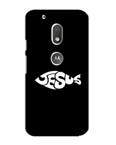 Чехол для Motorola MOTO G4 Play с картинкой «Рыба Jesus» Чехол для Motorola MOTO G4 Play с картинкой «Рыба Jesus»