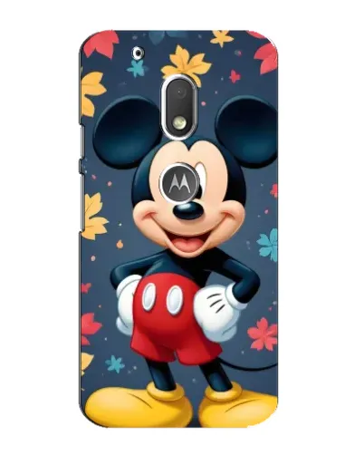 Чехол для Motorola MOTO G4 Play с картинкой «Осенний Mickey Mouse»