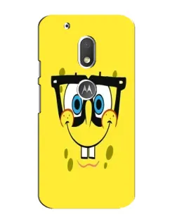 Чехол для Motorola MOTO G4 Play с картинкой «Минималистичный Спанч Боб»