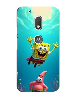 Чехол для Motorola MOTO G4 Play с картинкой «Спанч Боб под водой»