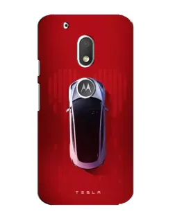 Чехол для Motorola MOTO G4 Play с картинкой «Tesla Top View» Чехол для Motorola MOTO G4 Play с картинкой «Tesla Top View»