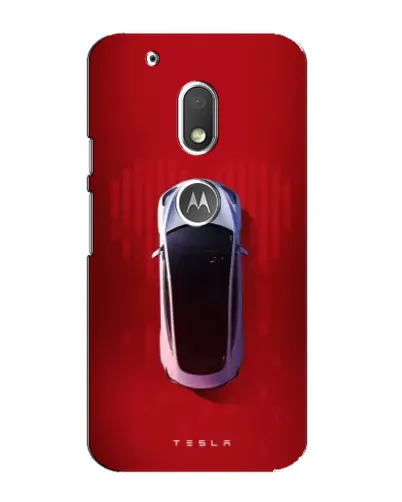 Чехол для Motorola MOTO G4 Play с картинкой «Tesla Top View» Чехол для Motorola MOTO G4 Play с картинкой «Tesla Top View»