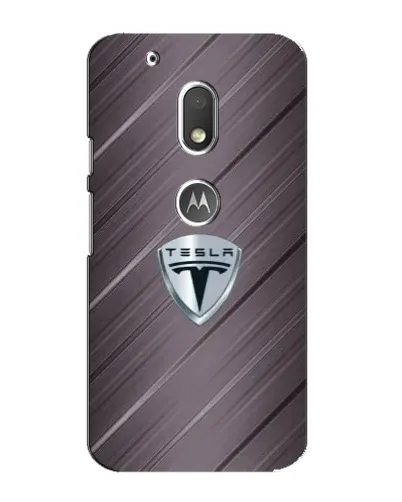 Чехол для Motorola MOTO G4 Play с картинкой «Металлическая текстура Tesla» Чехол для Motorola MOTO G4 Play с картинкой «Металлическая текстура Tesla»
